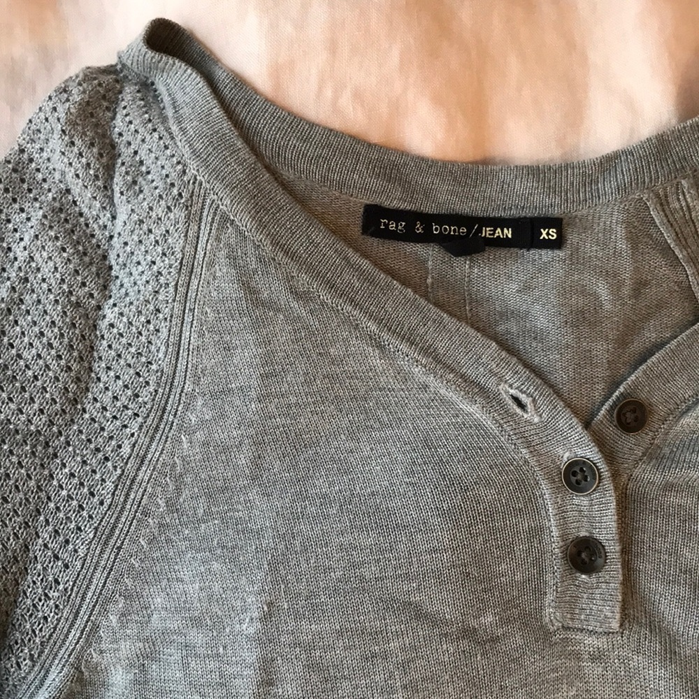 Rag + bone jean GREY HENLEY